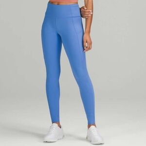 Lululemon Fast and Free Tight 28” Size 4 Blue Nile NWT